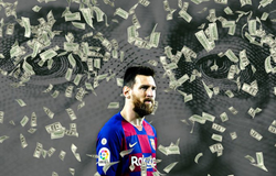 Messi kiếm tiền giỏi nhất thế giới trong năm 2020