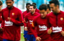 Những hình ảnh đầu tiên của Messi khi tập luyện với đồng đội