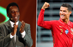 Pele phản ứng đặc biệt với kỷ lục ghi 100 bàn của Ronaldo