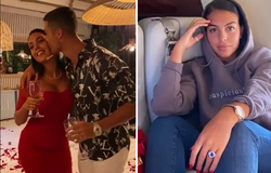 Ronaldo lãng mạn khiêu vũ với bạn gái trên cánh hoa hồng