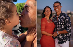 Ronaldo đốn tim bằng hình ảnh ngọt ngào với “con gái rượu”