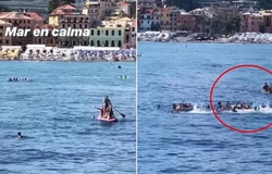 Người hâm mộ "phát cuồng" khi phát hiện Ronaldo trên du thuyền