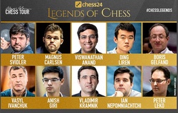 Kết quả giải cờ vua Legends of Chess ngày 21/7: Vua cờ khởi đầu mạnh mẽ