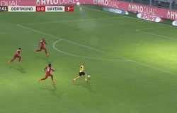 Hậu vệ Bayern bứt tốc khó tin để ngăn cản Haaland ghi bàn