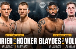 UFC công bố Fight Card 2 sự kiện cuối cùng trong tháng 6