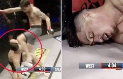 Võ sĩ MMA dính chấn thương rợn người vì đòn gối phạm luật