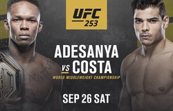 Lịch thi đấu UFC 253: Israel Adesany vs. Paulo Costa