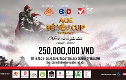 Lịch thi đấu Bé Yêu Cup 2020 AoE hôm nay mới nhất