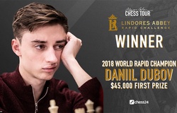 Daniil Dubov ngược dòng vô địch giải cờ nhanh Lindores Abbey Rapid Challenge