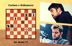 Hikaru Nakamura loại Vua cờ Magnus Carlsen ở Lindores Abbey Chess Challenge