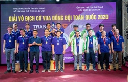 Hà Nội nhất toàn toàn giải đồng đội cờ vua toàn quốc 2020