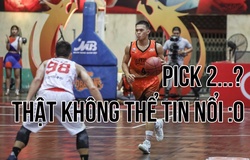 Huỳnh Thanh Tâm không tin nổi vào vị trí Pick 2 tại VBA Draft 2020