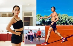 Chị em “Đệ nhất đi bộ Việt Nam” tập luyện giữ dáng mùa COVID-19