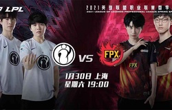 Trực tiếp LPL Mùa Xuân 2021 hôm nay 30/1: IG vs FPX