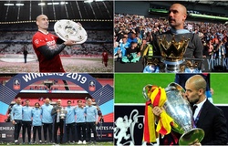 Guardiola với số trận trung bình cho mỗi danh hiệu gây kinh ngạc