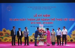 Hà Nội khen thưởng HLV, VĐV xuất sắc nhân Ngày Thể thao Việt Nam
