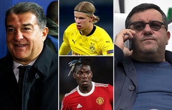 Chủ tịch Barca bí mật gặp “siêu cò” của Haaland và Pogba