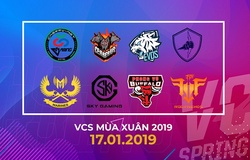 Kết quả thi đấu VCS Mùa Xuân 2019