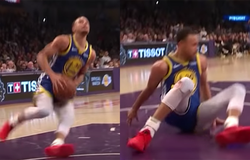 Lâu lâu mới úp rổ, nhưng Stephen Curry lại phải nhận cái kết Shaqtin A Fool cực đắng