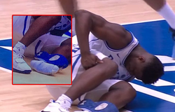 Zion Williamson chấn thương rách cả giày, không thể trở lại sân thi đấu