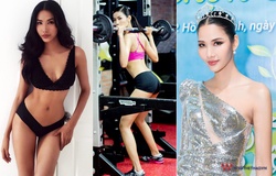 Siêu mẫu Hoàng Thùy tập gì để sở hữu dáng son chinh phục Hoa hậu Hoàn vũ 2019?