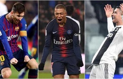 Ronaldo xếp sau Messi và Mbappe trong cuộc đua Chiếc giày vàng châu Âu