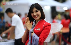 Ngắm dàn trai xinh gái đẹp của Air Asia tại Hanoi Kilo Run 2019