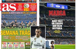 Báo chí Tây Ban Nha mỉa mai thất bại của Real Madrid ở Cúp C1/Champions League