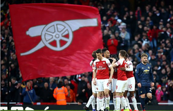 Kết quả Arsenal vs MU (2-0): Pháo nổ giữa London