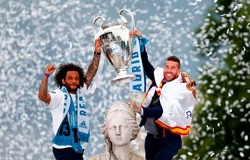 Marcelo và Sergio Ramos “va chạm” trên sân tập của Real Madrid