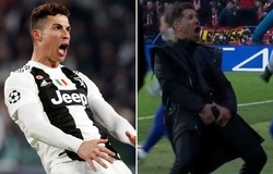 HLV Simeone đáp trả bất ngờ sau khi chứng kiến pha ăn mừng trêu ngươi của Ronaldo