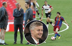 Dự liệu như thần, Sir Alex sớm lên kế hoạch ngăn chặn Messi cho Solskjaer