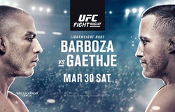 TRỰC TIẾP UFC on ESPN 2: Edson Barboza vs. Justin Gaethje