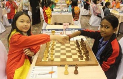 Nhà vô địch trẻ thế giới Nguyễn Lê Cẩm Hiền và các đồng đội tham dự giải cờ vua trẻ châu Á 2019