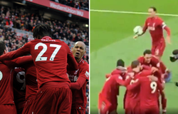 Van Dijk ăn mừng bàn thắng độc đáo trong trận Liverpool vs Tottenham