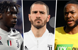 Bonucci nhận mưa gạch đá từ các ngôi sao quốc tế vì không bảo vệ Moise Kean