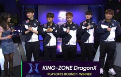 Kingzone DragonX quét sạch DAMWON Gaming tiến tới trận bán kết với SK Telecom T1