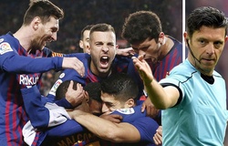 Barca đón điềm lành trọng tài trước đại chiến MU ở tứ kết Cúp C1