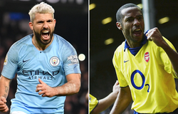 Aguero cần sút tung lưới Tottenham để cân bằng kỷ lục của Henry