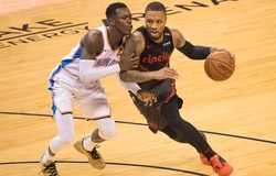 Bẻ lợi thế sân nhà của OKC, Damian Lillard cho Russell Westbrook biết thế nào là lễ hội