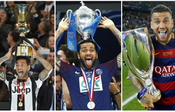 Choáng với số danh hiệu đồ sộ giúp Dani Alves trở thành cầu thủ thành công nhất lịch sử bóng đá