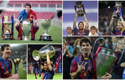 Messi áp sát kỷ lục về danh hiệu của Ryan Giggs