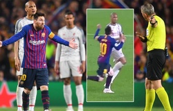 Một góc khác của Messi thể hiện khát khao vô địch cúp C1 của Barcelona