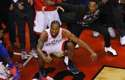 Fan Raptors già trẻ lớn bé như đứng tim trước cú buzzer-beater "ăn rùa" của Kawhi Leonard