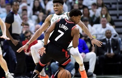 Kyle Lowry "vào zone" nhưng Raptors vẫn bại trước Curry phiên bản trung phong của Bucks