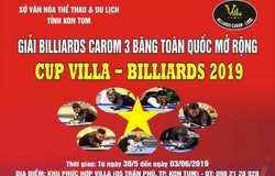 Xác định 16 cơ thủ vào vòng chung kết Giải billiards carom 3 băng toàn quốc mở rộng 2019