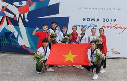 Châu Tuyết Vân và các đồng đội giành HCV Grand Prix Thế giới Rome 2019