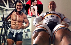 Choáng với vòng đùi to hơn eo Ngọc Trinh của cua-rơ người Đức