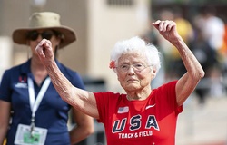 Cụ bà 103 tuổi đoạt huy chương vàng chạy 100m Đại hội thể thao Mỹ