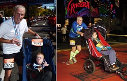 Người đàn ông Mỹ dành cả tuổi thanh xuân để chạy với người tàn tật